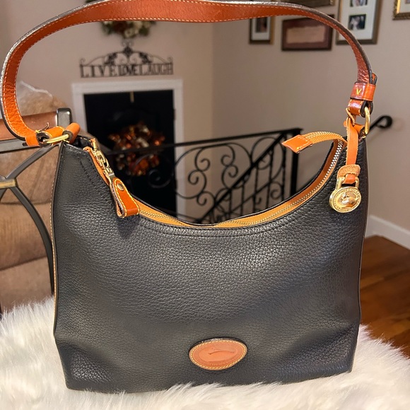 DOONEY & BOURKE Vintage All Leather Bag EC - Picture 1 of 8
